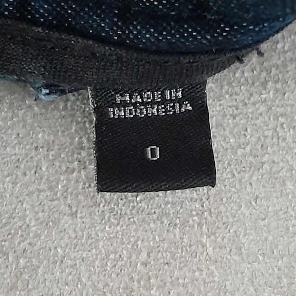 Express Dark Wash Denim Jean Shorts - Picture 6 of 7